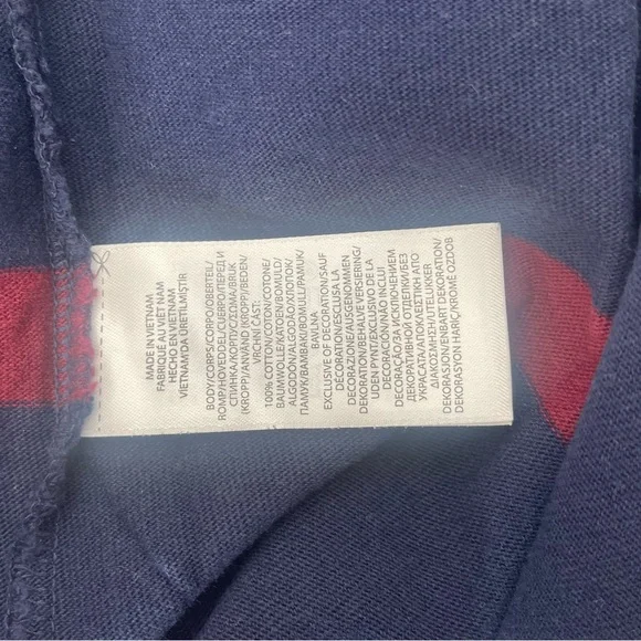 RALPH LAUREN POLO MEN RUGBY RED STRIPE LONG SLEEVE PULLOVER SHIRT | SIZE M - Picture 7 of 7